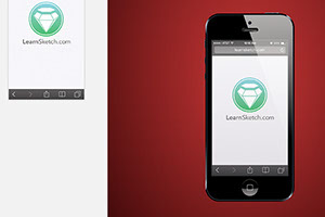 iPhone 5 Device Mockup Download for Sketch
