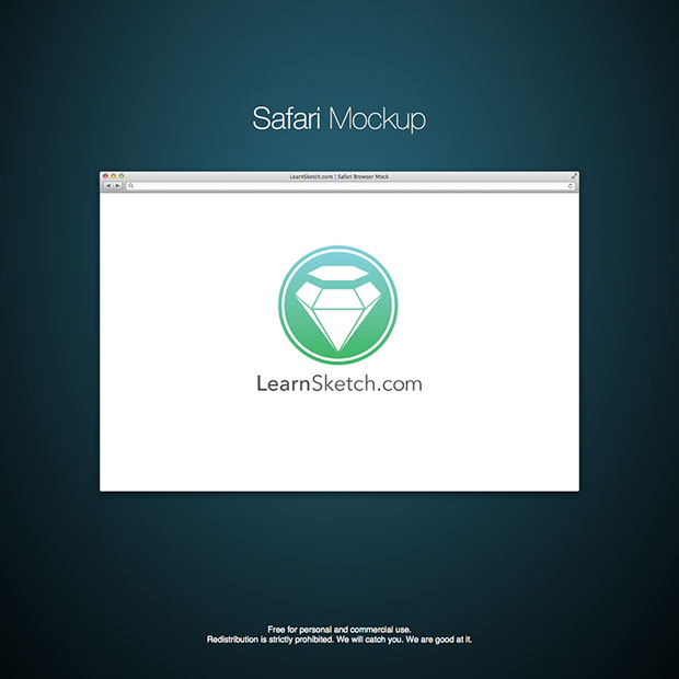 Safari Mockup for Sketch 3